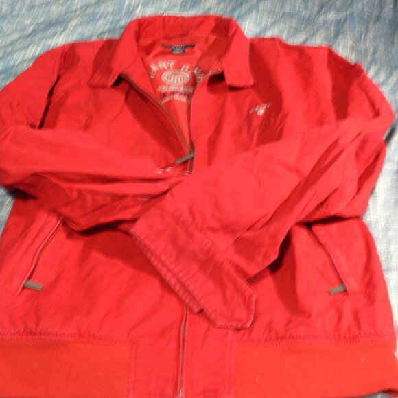 GANT HEAVY DUTY FALL/WINTER JACKET RED XL - Picture 3 of 7